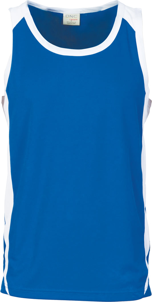 Kids Cool-Breathe Contrast Singlet