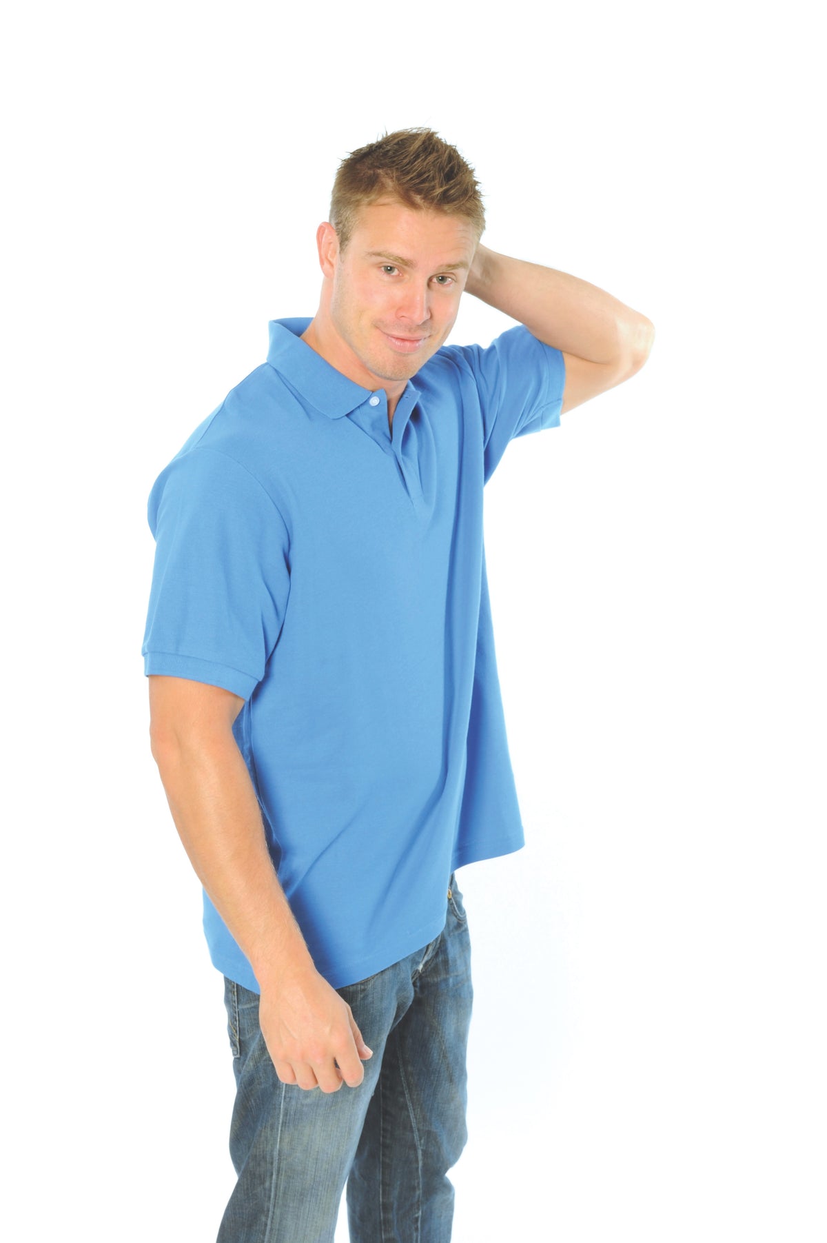 DNC Workwear Mens Cotton Rich New York Polo 5256