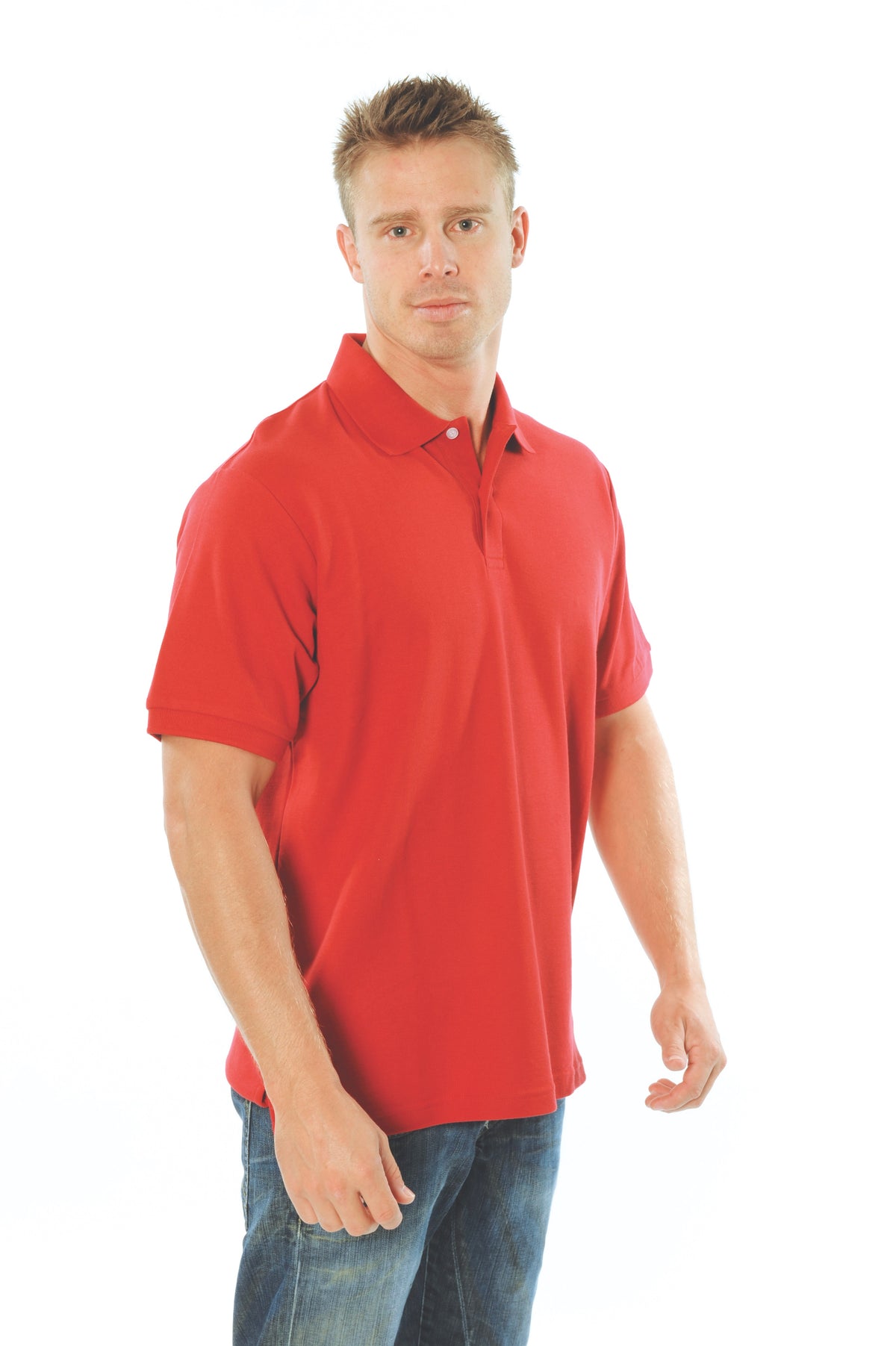 DNC Workwear Mens Cotton Rich New York Polo 5256