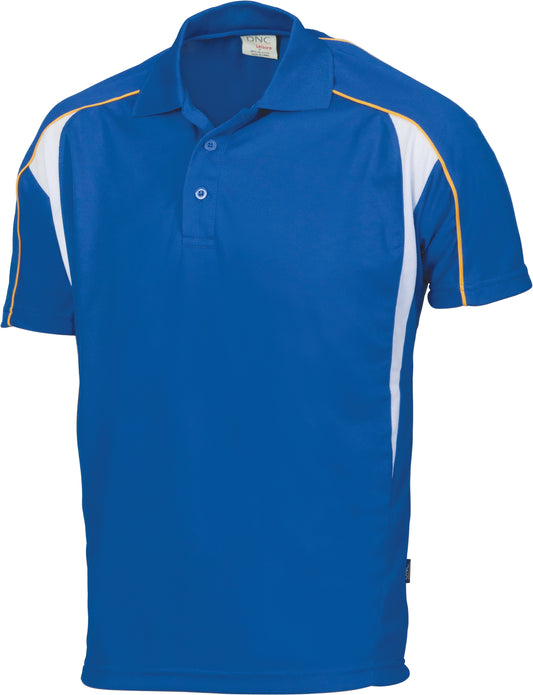 Air Flow Contrast Mesh ????Piping Polo - Short sleeve