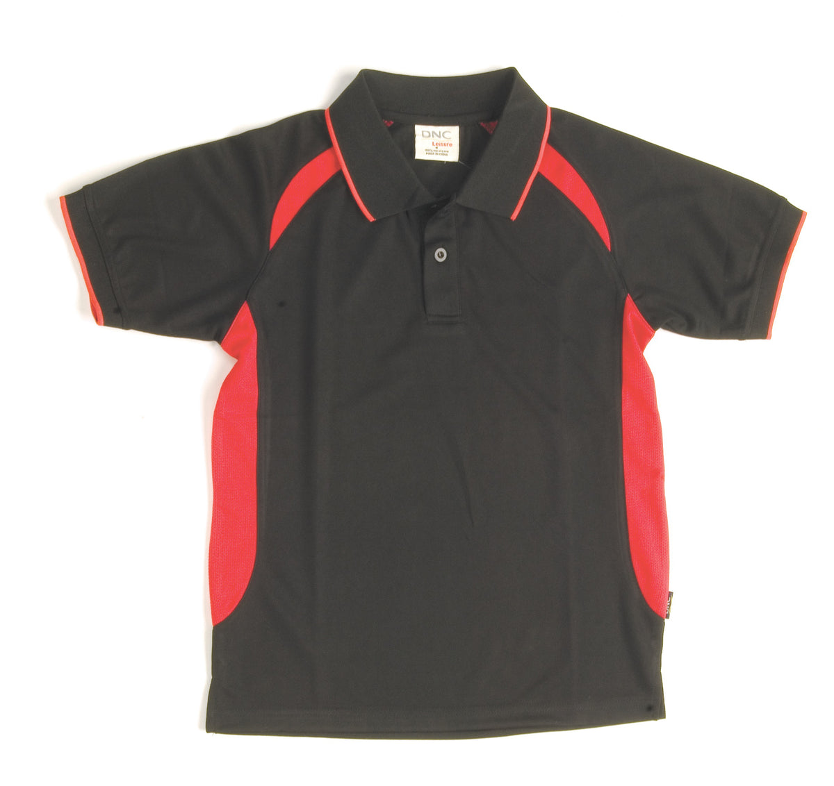 DNC Workwear Kids Air Flow Contrast Raglan Mesh Polo 5263