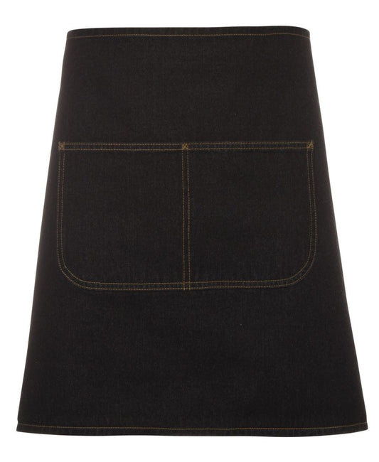 JB's WAIST DENIM APRON (INCLUDING STRAP) BLACK