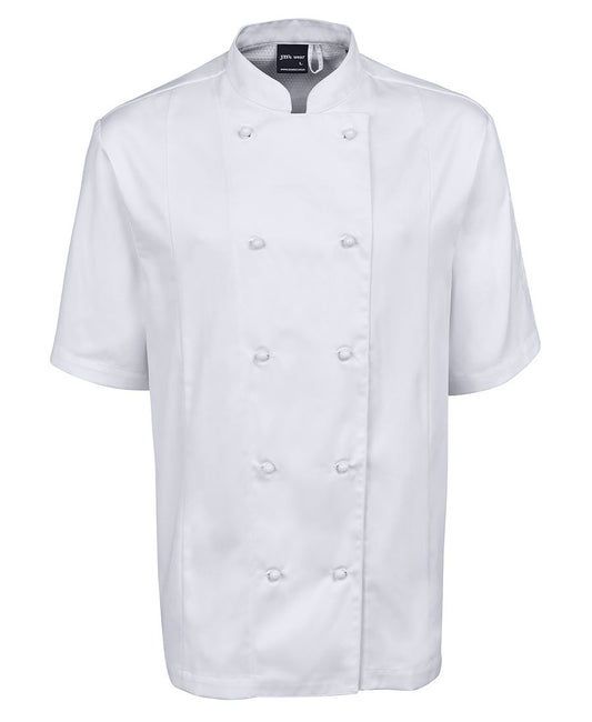 JB's S/S VENTED CHEF'S JACKET WHITE - XS