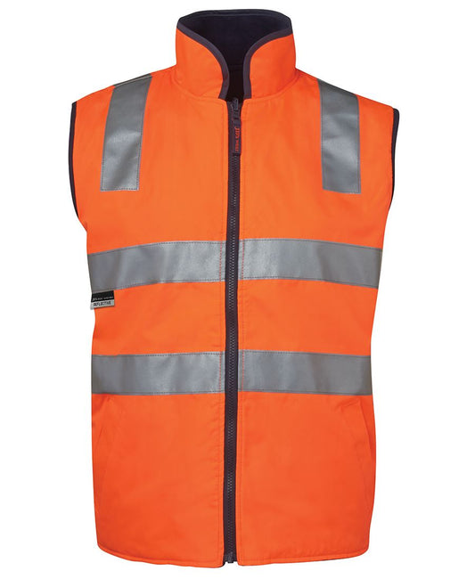 JB's HV 4602.1 (D+N) REV VEST ORANGE/NAVY-XS