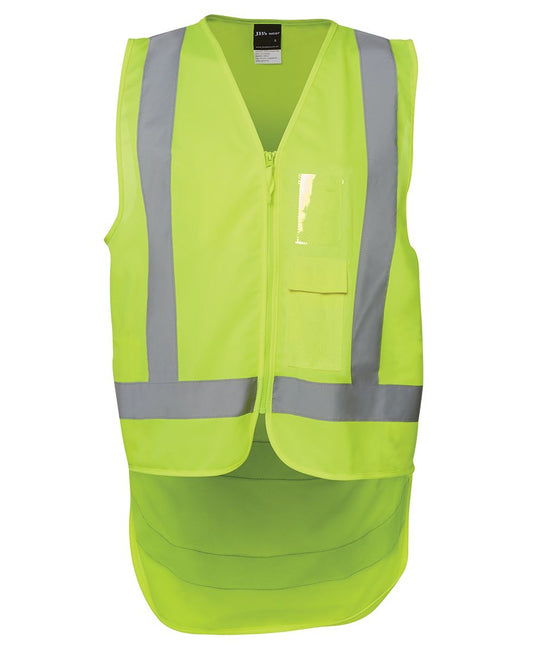 JB's HV ZIP DROP TAIL H PATTERN (D+N) VEST LIME -XS