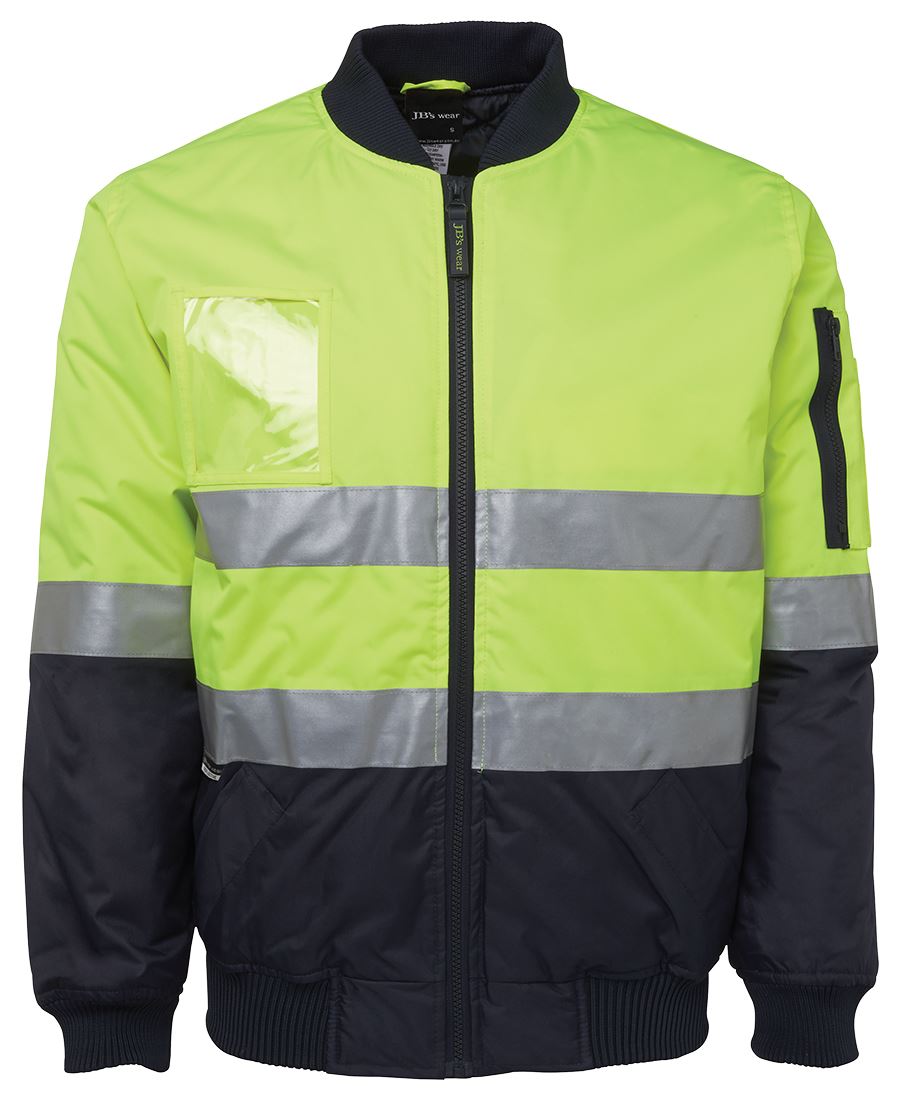 JB's HV (D+N) FLYING JACKET LIME/NAVY-XS