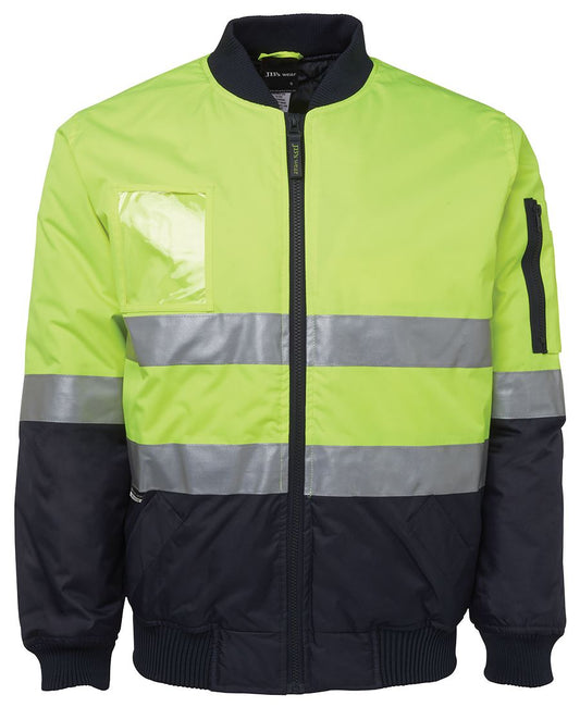 JB's HV (D+N) FLYING JACKET LIME/NAVY-XS