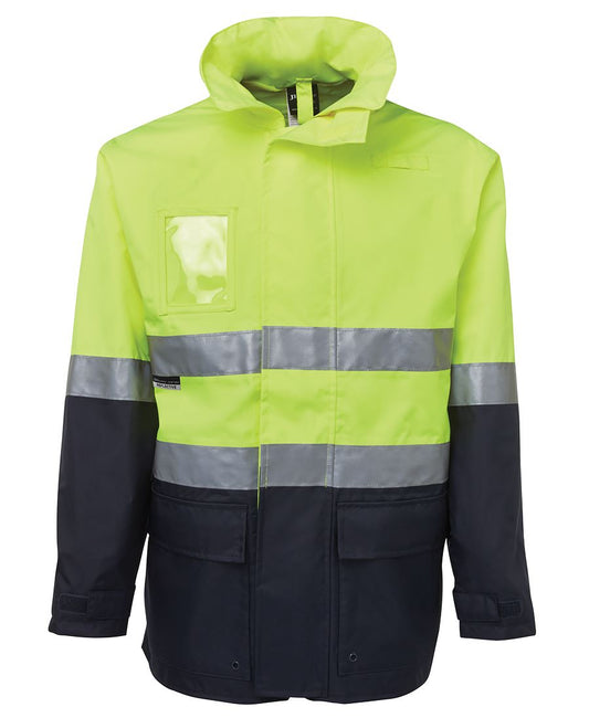 JB's HV (D+N) L/LINE JACKET LIME/NAVY-XS