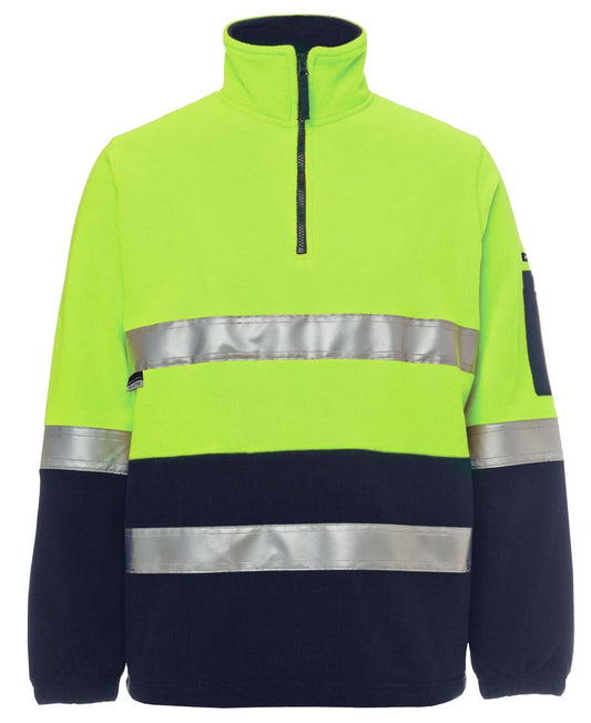 JB's HV (D+N) 1/2 ZIP POLAR LIME/NAVY - XS