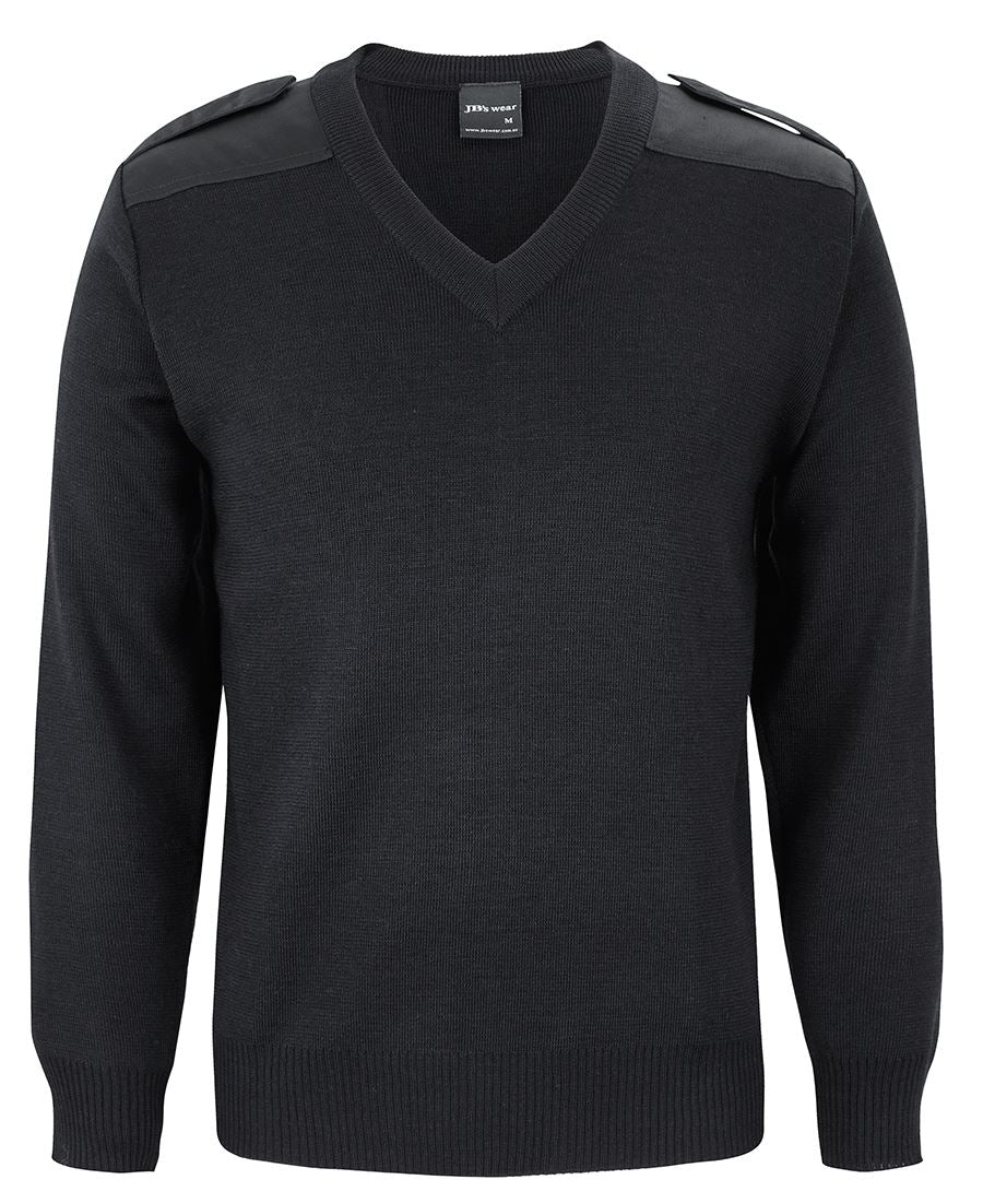 JB's EPAULETTE JUMPER BLACK - XS