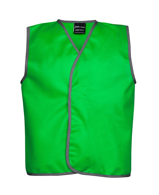 JB's KIDS COLOURED TRICOT VEST PEA GREEN - 12-14
