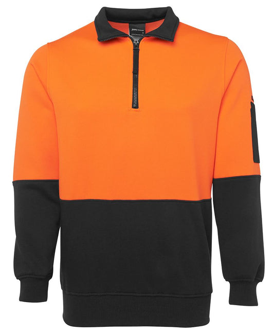 JB's HV 1/2 ZIP FLEECY ORANGE-XS