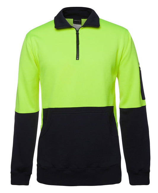 JB's HV 330G 1/2 ZIP FLEECE LIME/NAVY - XS