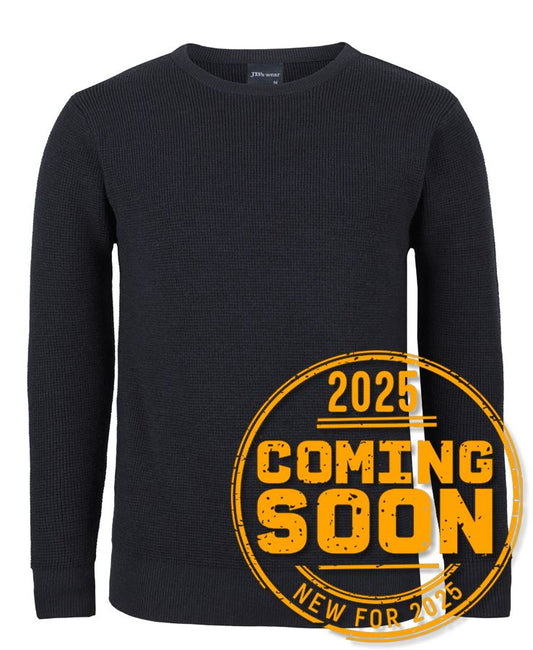 JB's CHUNKY CREW NECK JUMPER BLACK - XS
