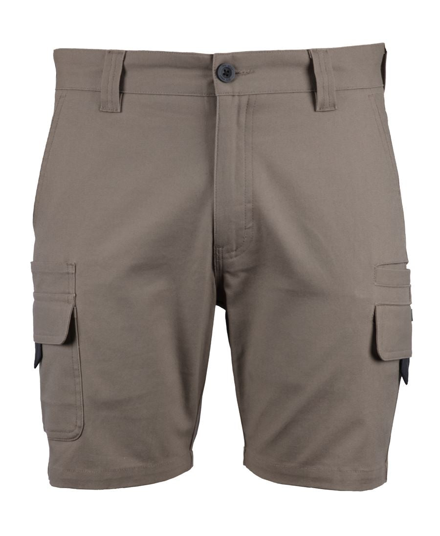 JB's MULTI POCKET STRETCH CANVAS SHORT TAUPE-77