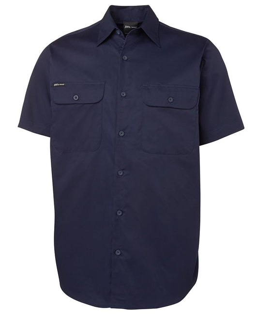 JB's S/S 150G WORK SHIRT NAVY-XS