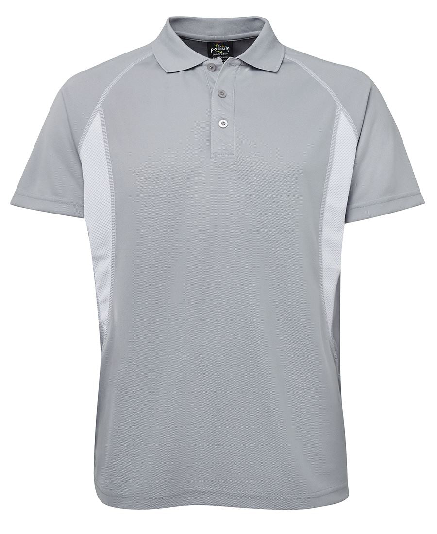 JBs Wear PODIUM INSERT POLO BLACK/GREY-S 7IP