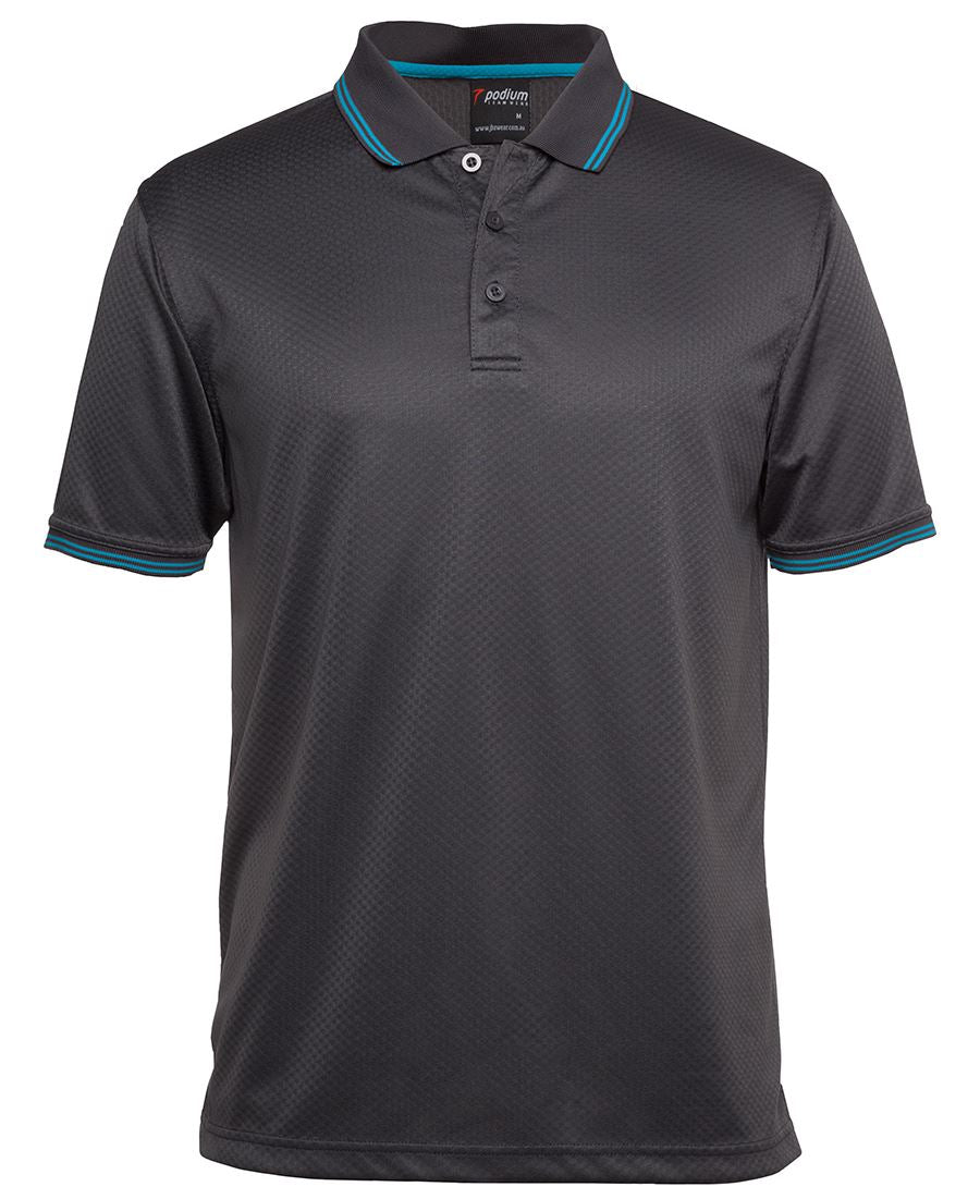 JBs Wear PDM JACQUARD CONTRAST POLO NAVY/WHITE - XS 7JCP