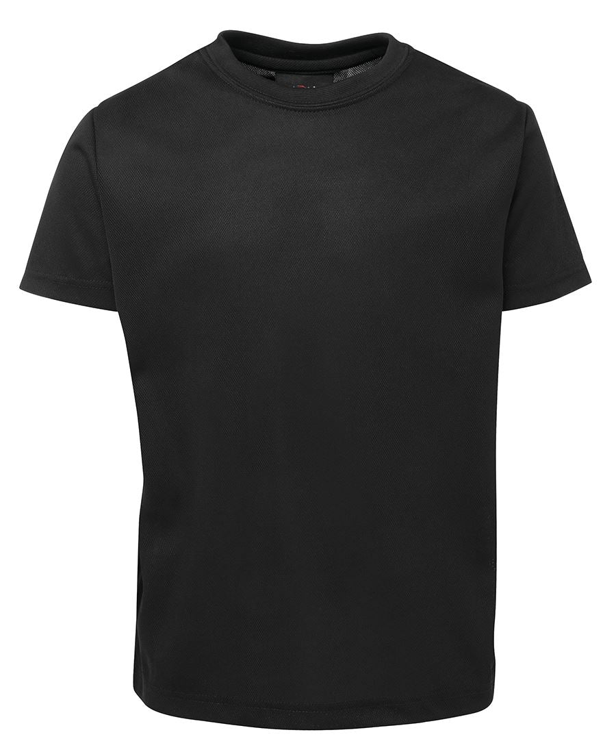PODIUM KIDS POLY TEE BLACK - 04