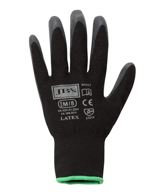 JB's BLACK LATEX GLOVE (12 PK) - S - 07