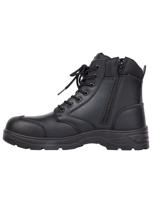 JB's COMPOSITE TOE 5??ZIP BOOT BLACK -06