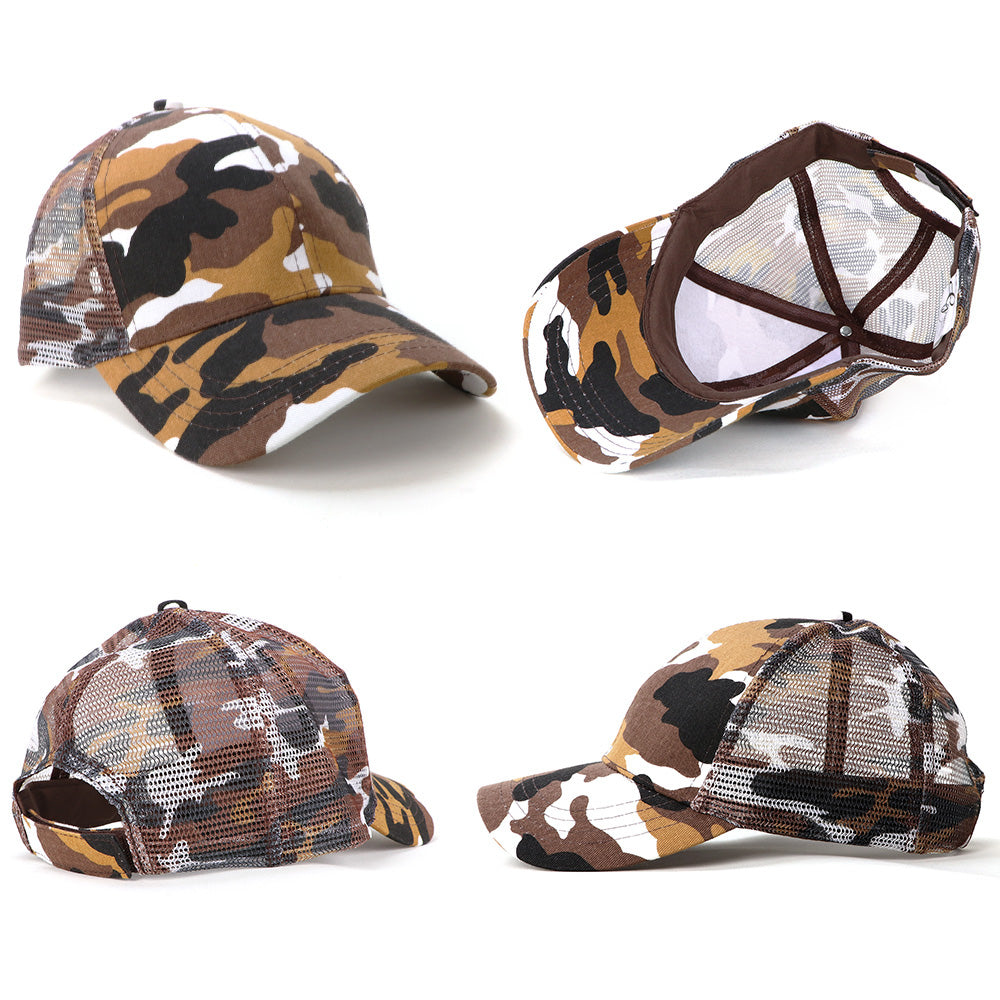 Grace Collection AH069 Cammo 6-Panel Cap