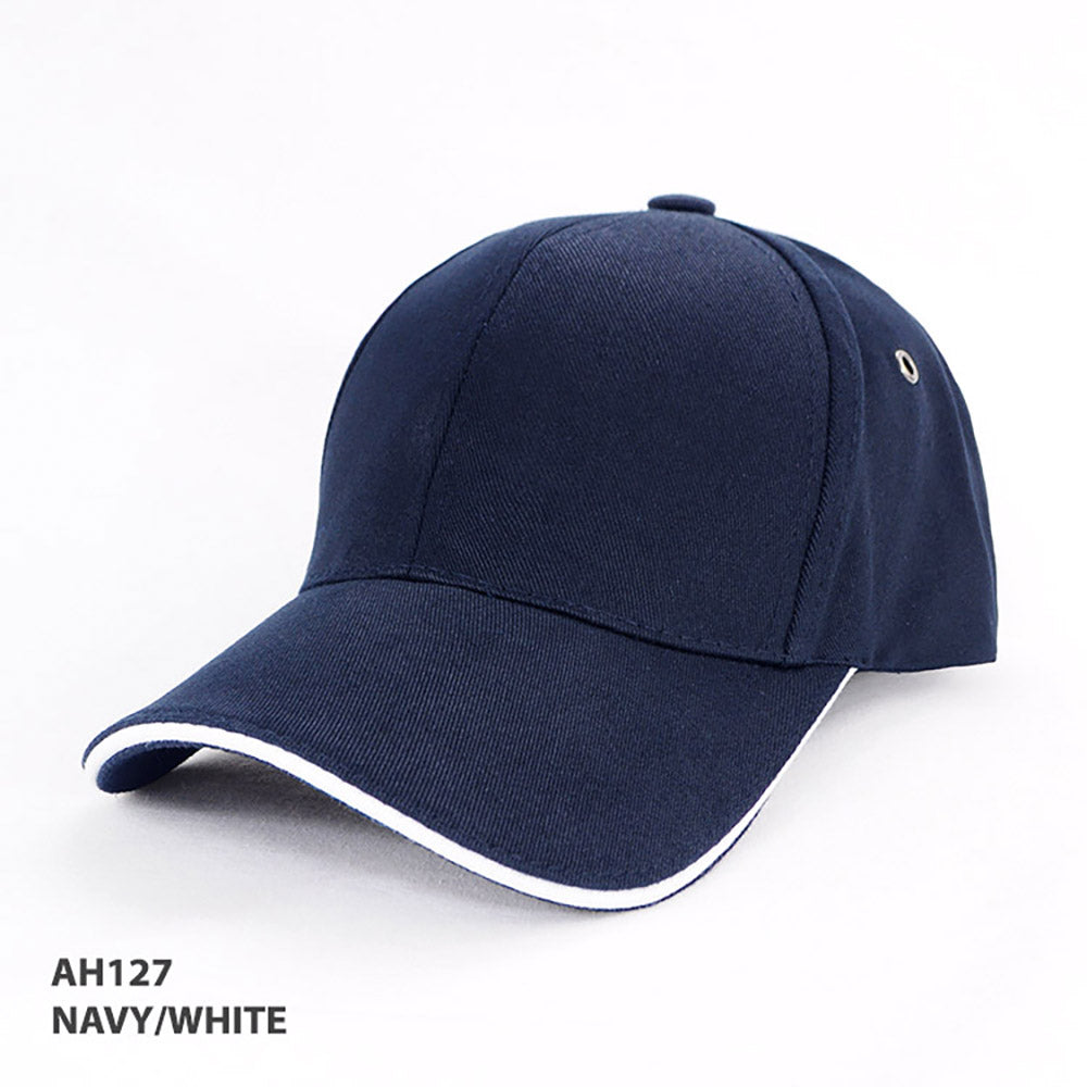 Grace Collection AH127 Organic Cotton Sandwich Cap