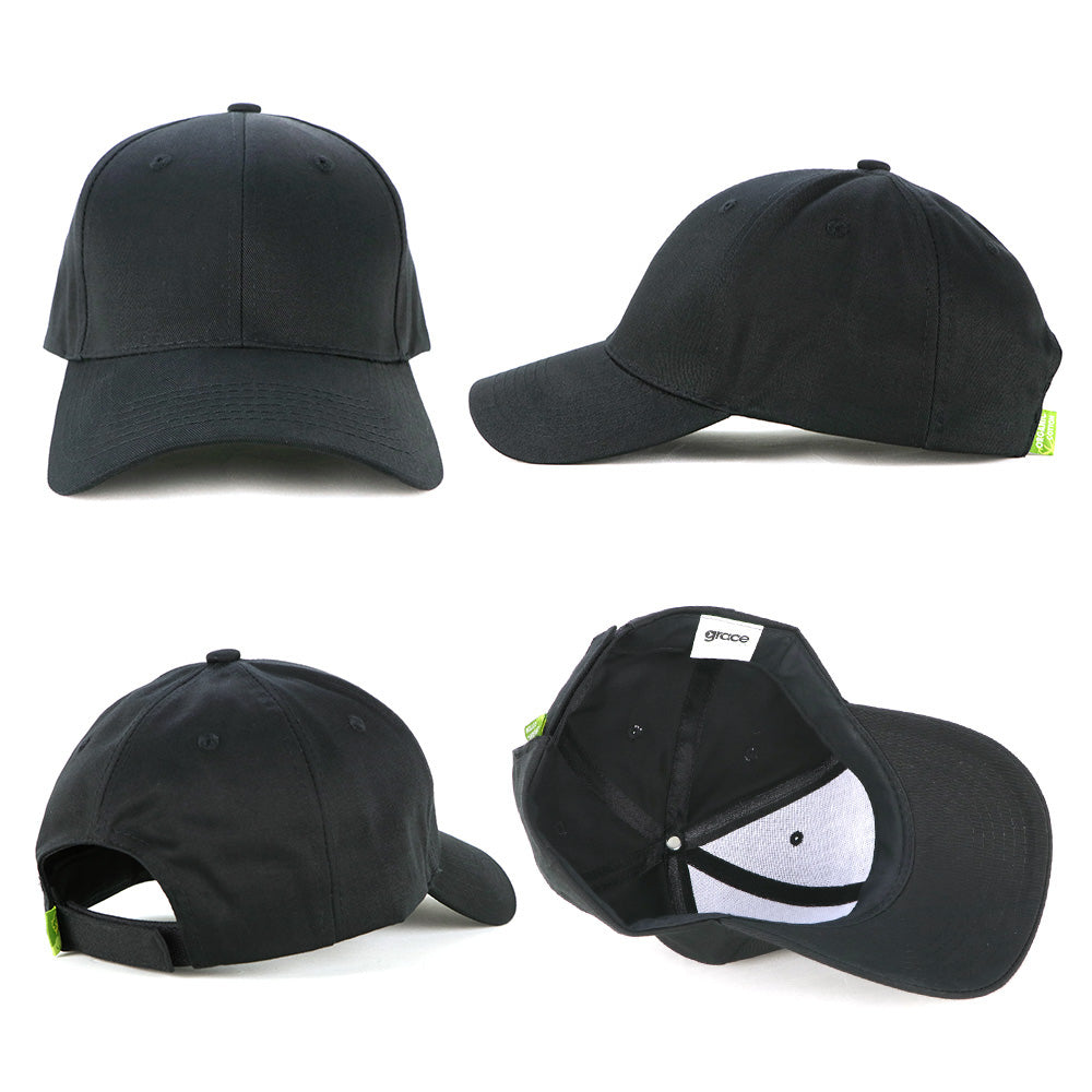 Grace Collection AH128 Organic Cotton Cap
