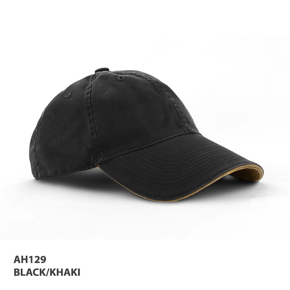 Grace Collection AH129 Enzyme Washed Cap Sandwich