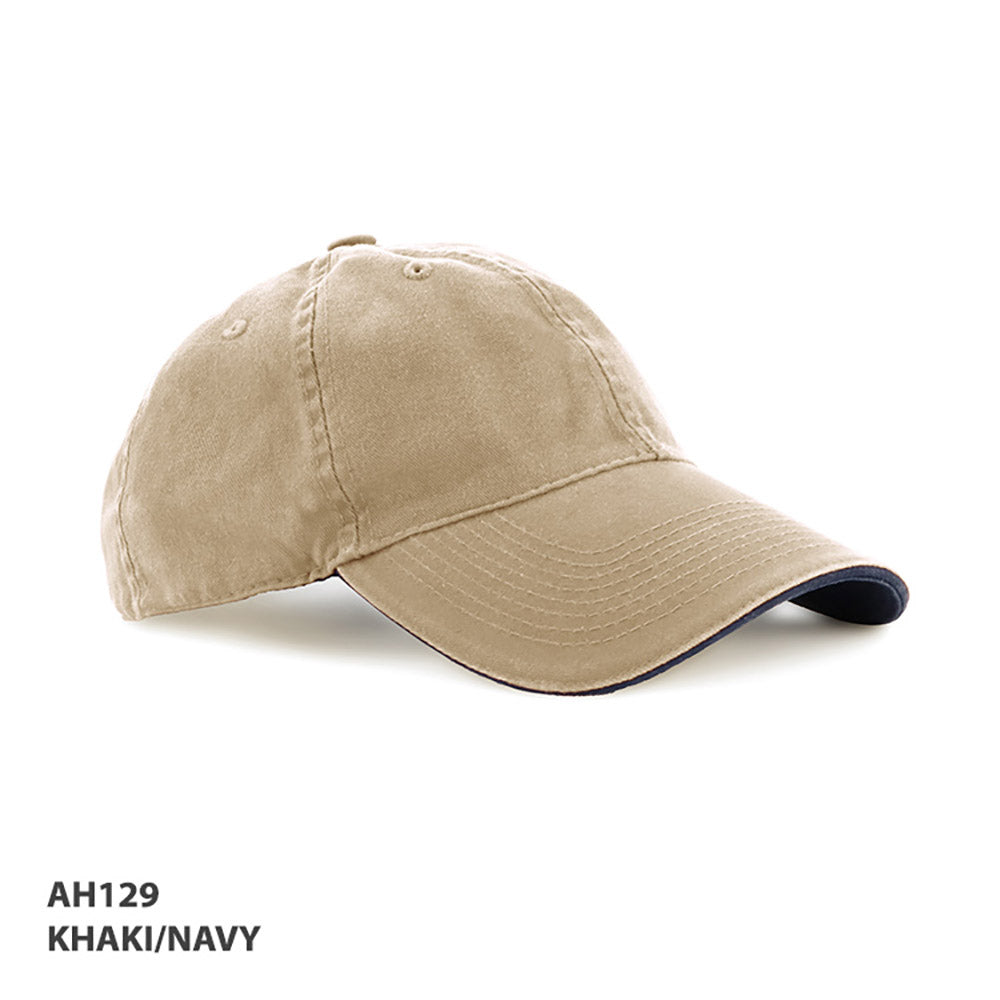 Grace Collection AH129 Enzyme Washed Cap Sandwich