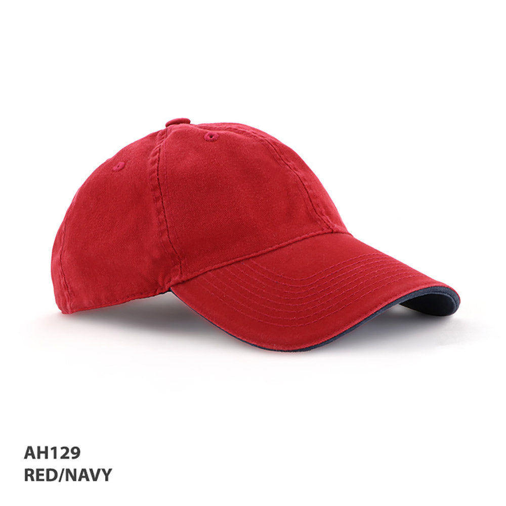 Grace Collection AH129 Enzyme Washed Cap Sandwich