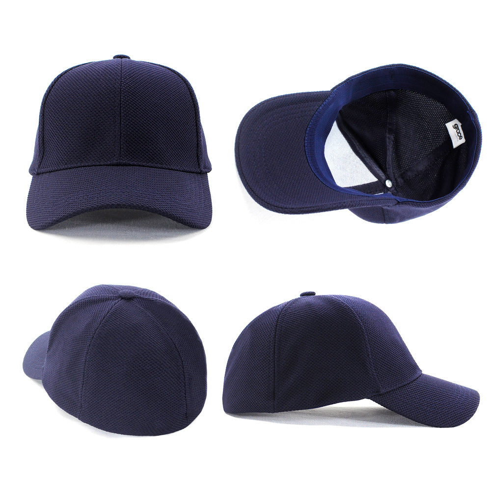 Grace Collection AH178 PQ Mesh Fitted Cap