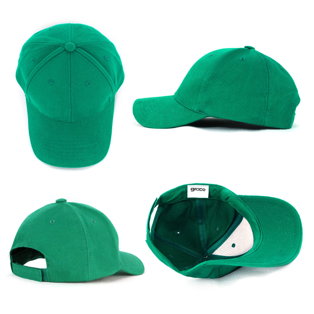 Grace Collection AH230 Heavy Brushed Cotton Cap