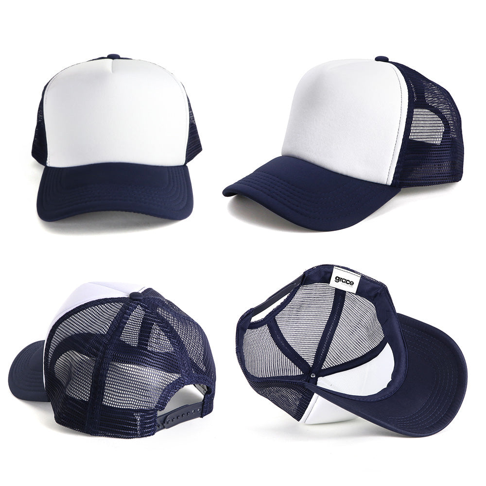 Grace Collection AH295 Polymesh Trucker Cap