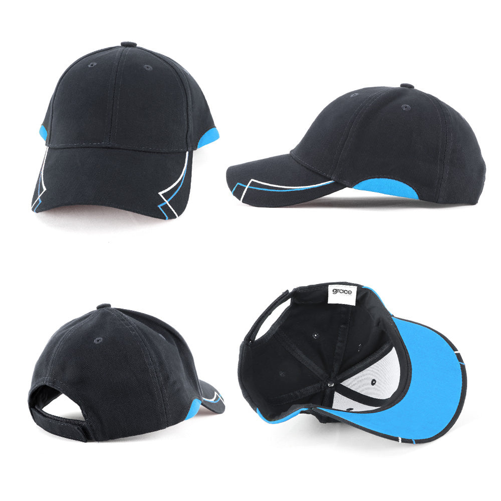 Grace Collection AH340 Cct HBC Struct 6 Panel Cap