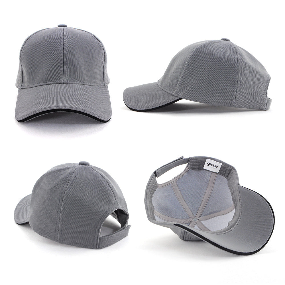 Grace Collection AH381 Kawana Drill Mesh Cap