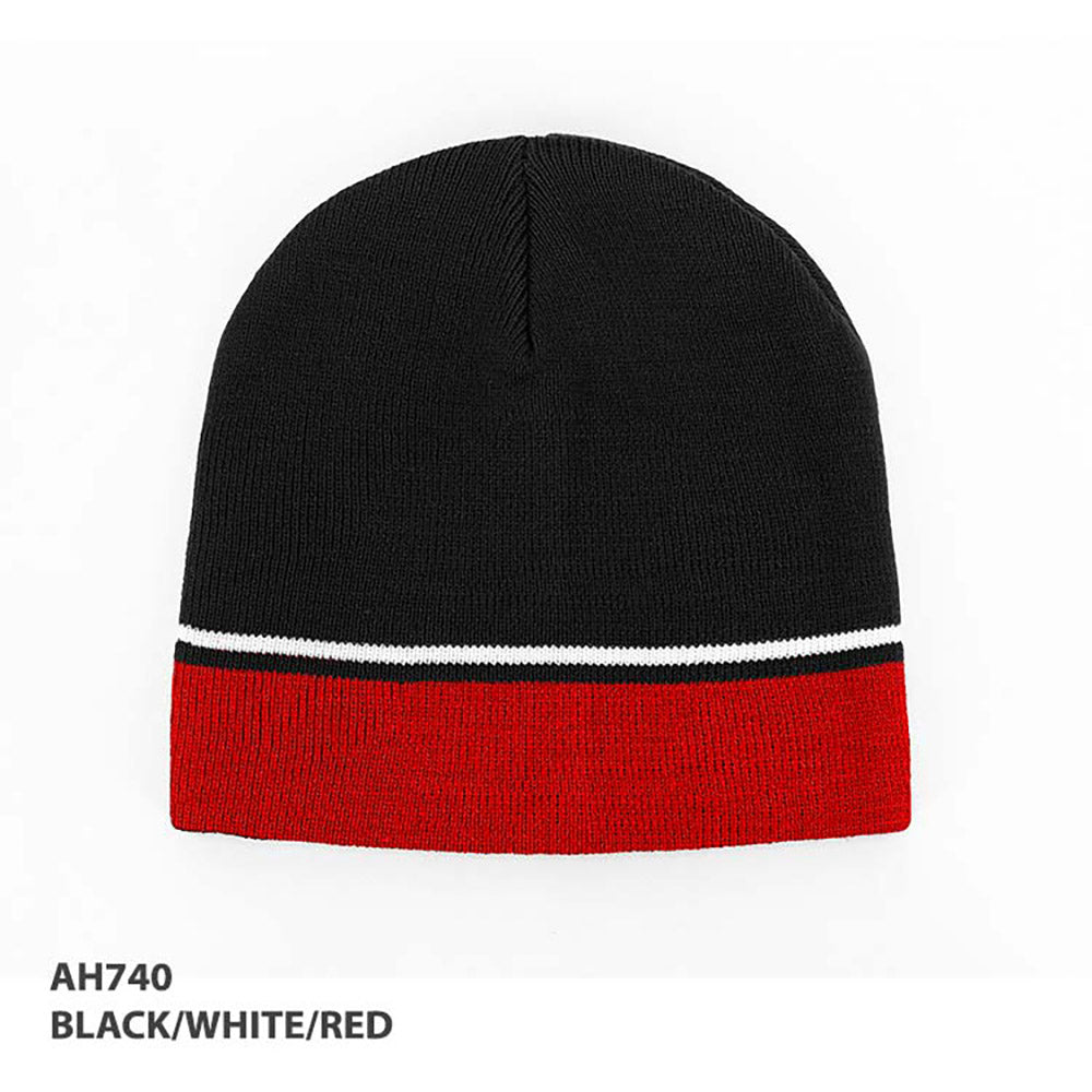Grace Collection AH740 Acrylic Beanie Two Tone Beanie