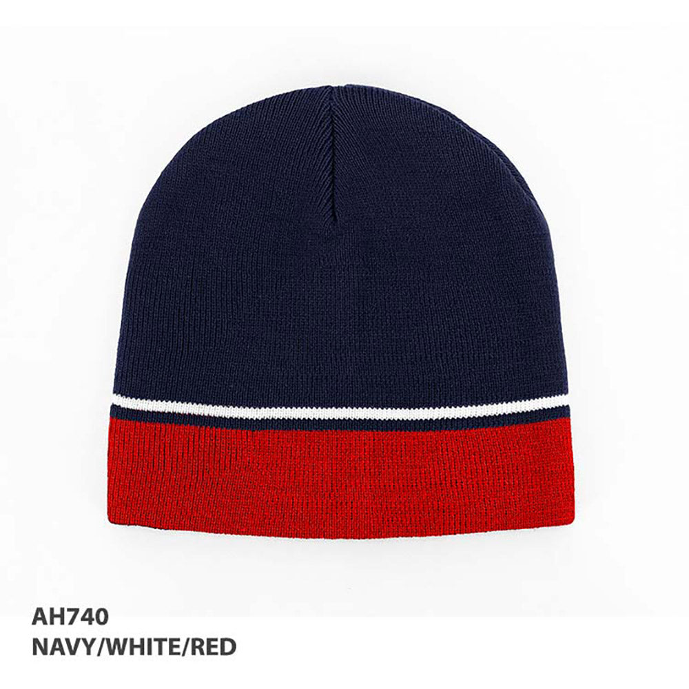 Grace Collection AH740 Acrylic Beanie Two Tone Beanie