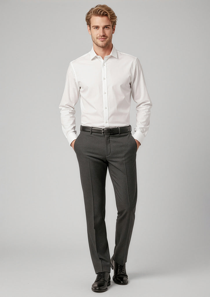 Biz Collection Mens Classic Flat Pant BS29210
