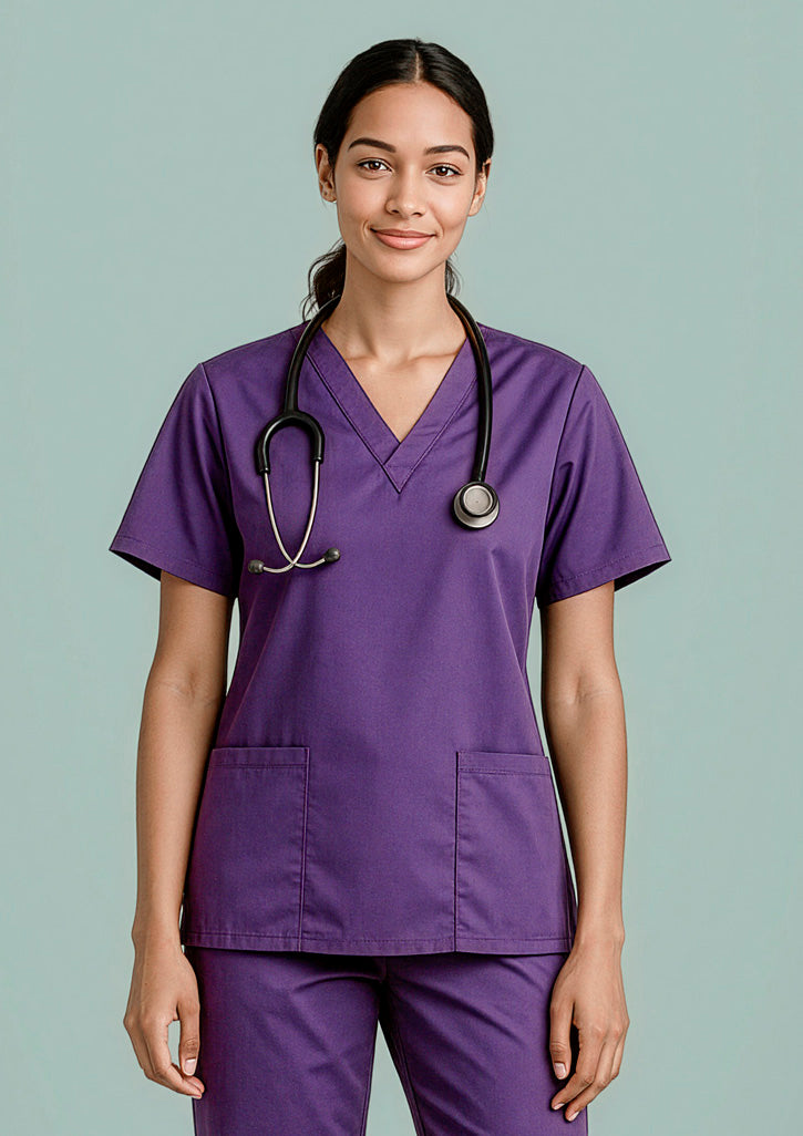 Biz Collection Womens Classic Scrub Top H10622