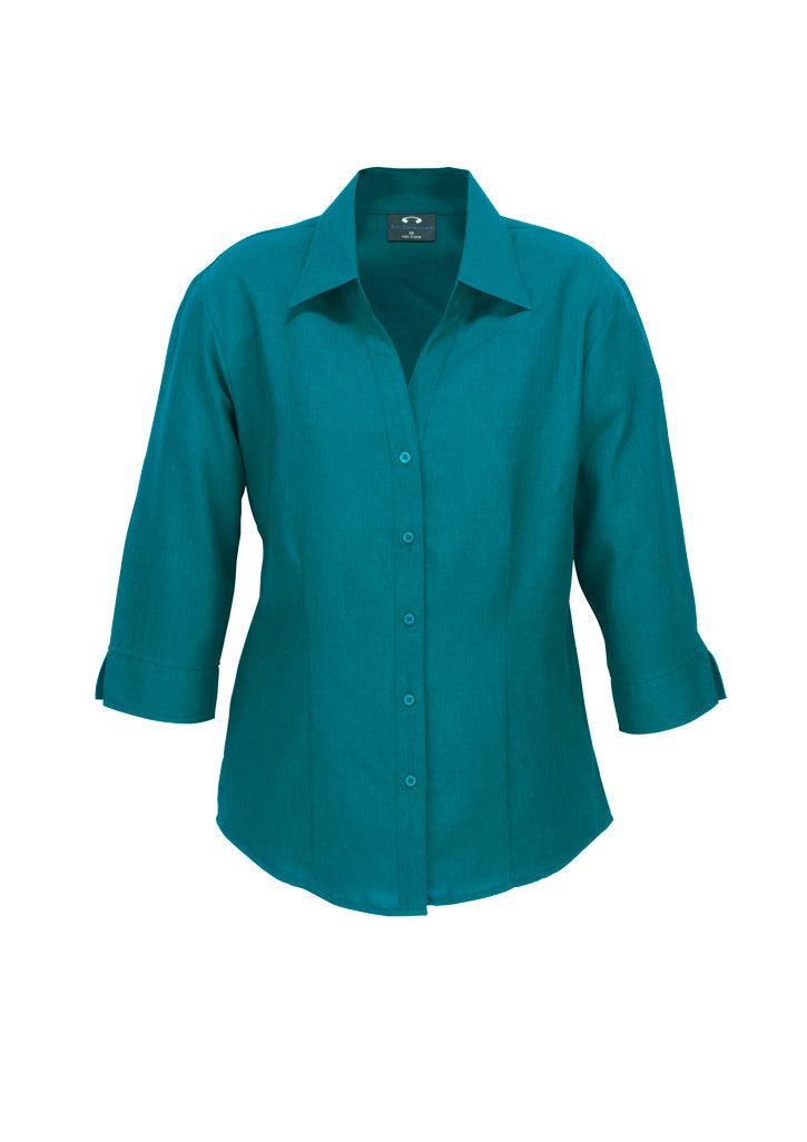 Biz Collection Womens Oasis 3/4 Sleeve Shirt LB3600