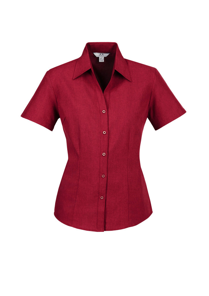 Biz Collection Womens Oasis Short Sleeve Shirt LB3601