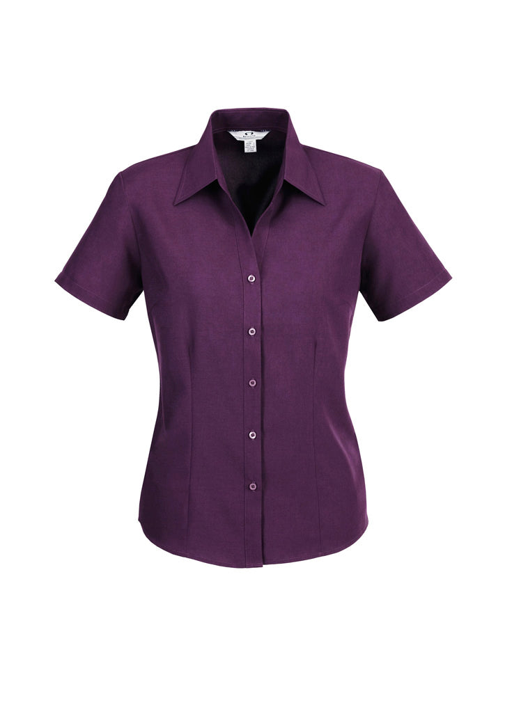 Biz Collection Womens Oasis Short Sleeve Shirt LB3601