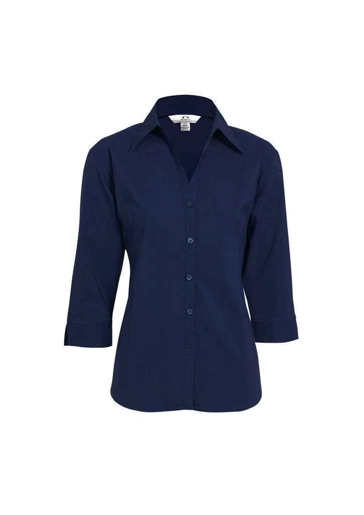 Biz Collection Womens Metro 3/4 Sleeve Shirt LB7300
