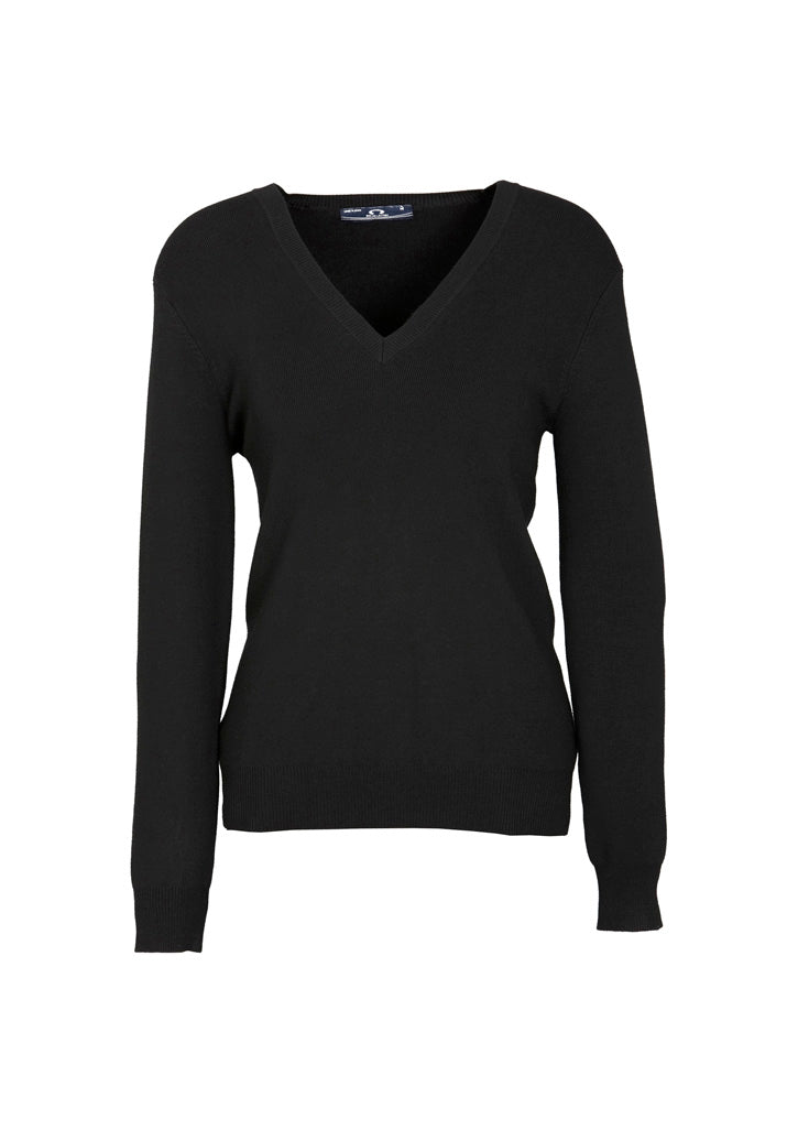 Biz Collection Womens V-Neck Knit Pullover LP3506