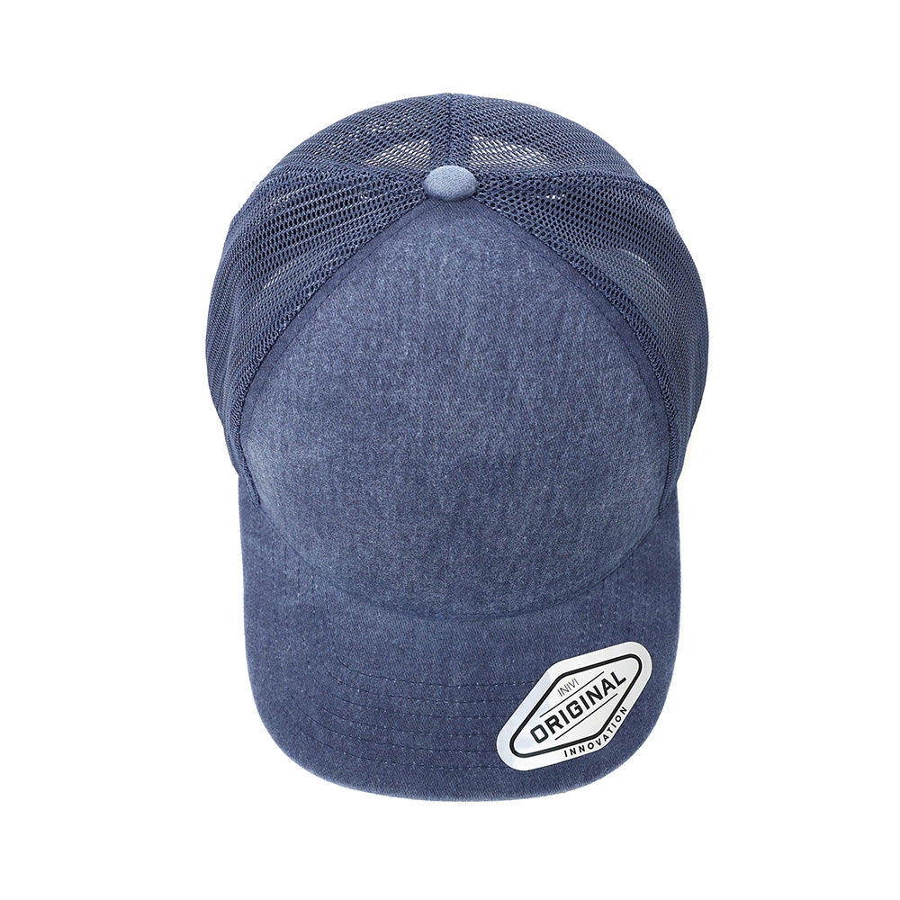 Grace Collection OG305 Seamless Front Washed Mesh Cap