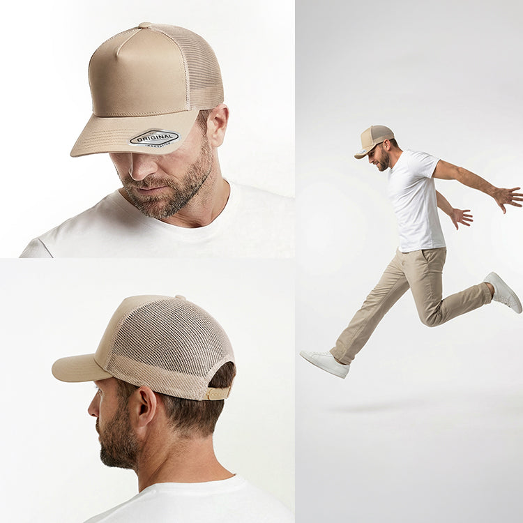 Grace Collection OG352 A-Frame Seamless Mesh Cap
