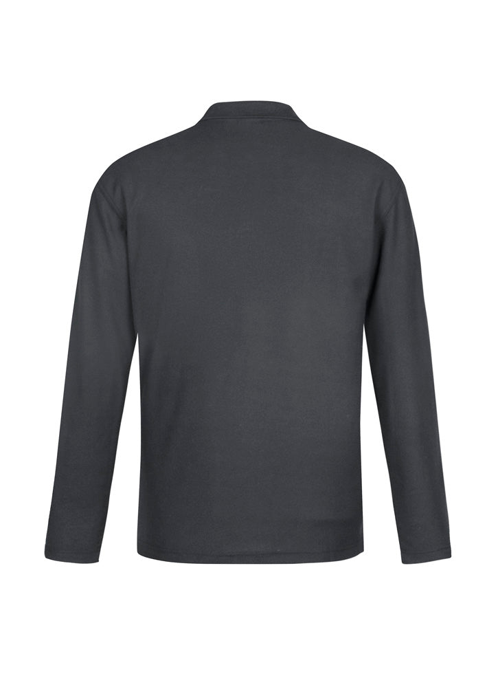 Biz Collection Mens Crew Long Sleeve Polo P400ML