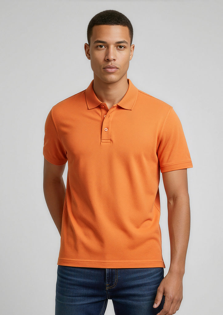 Biz Collection Mens Crew Short Sleeve Polo P400MS