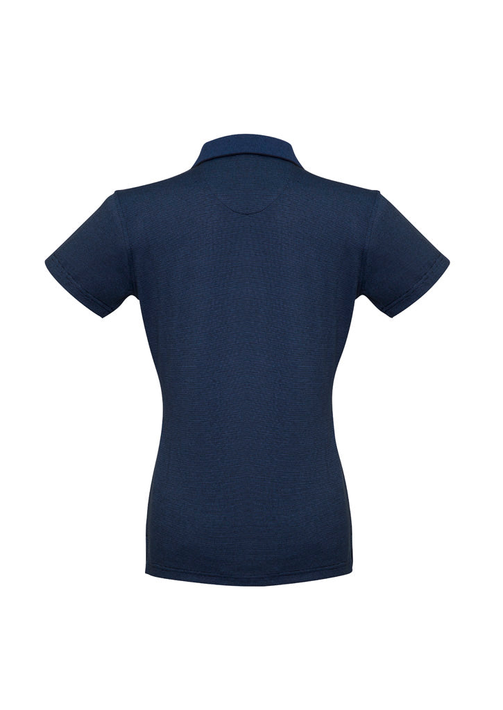 Biz Collection Womens Shadow Short Sleeve Polo P501LS